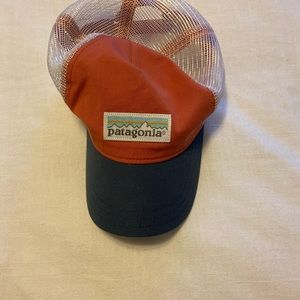 Patagonia Orange and Blue Trucker Hat